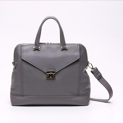 Furla sac main cuir veau - à,