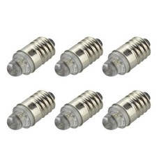Lot de 6 ampoules LED E10 3 V