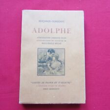 Adolphe par Benjamin Constant, éd. Piazza, ill. de Bécat, 1936