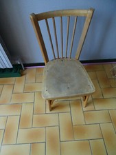 VERITABLE CHAISE BAUMANN ENFANT BISTROT BAR ANNEES 60 NO THONET