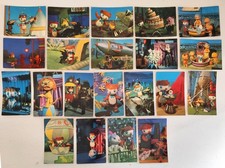 Lot de 21 images cartonnées les voyages de Colargol Vitho