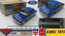 Ford Consul bleu repeinte 1/43 corgi toys 234 repro box gt britains