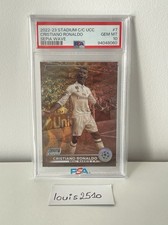 Topps Cristiano Ronaldo CR7 /75 Stadium Sepia Wave PSA 10 Real Madrid Football