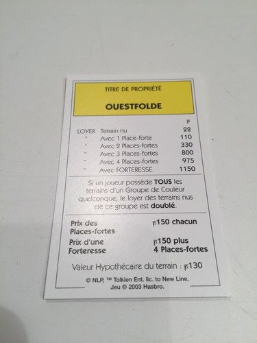 Carte ouestfolde pièce - carte,