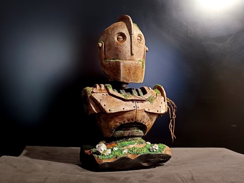 Géant fer sculpture - ,