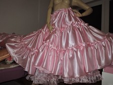 Sissy pink gloss satin nylon