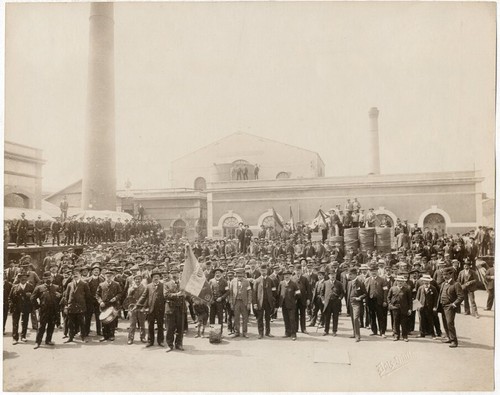 Photo argentique usine - usine, et