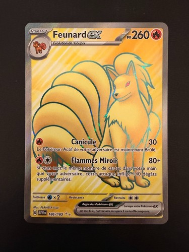 Carte pokémon feunard ex - feunard,