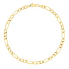 14K or Jaune 3.5mm Figaro Lien