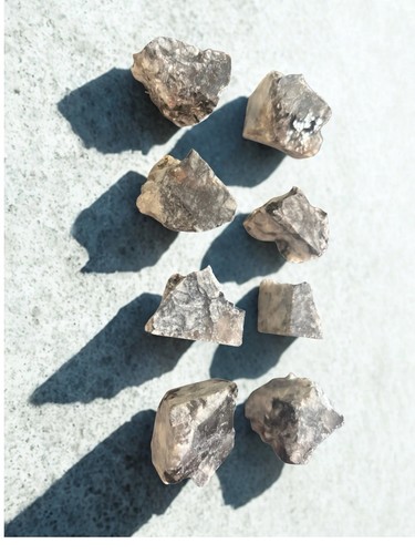Magnets marbre recyclé - 8, en