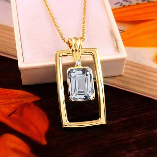 Pendentif aquamarine plaqué - pendentif,