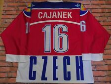 Maillot Shirt Trikot De Hockey Sur Glace République Tchèque Cajánek 16 Tg. XL