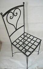 Chaise Carré Fer Forgé