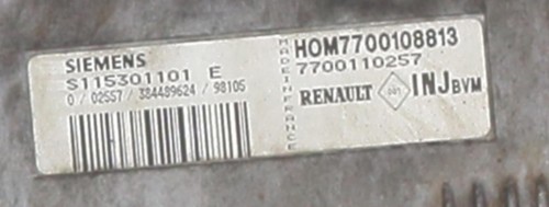 Calculateur moteur renault - moteur,