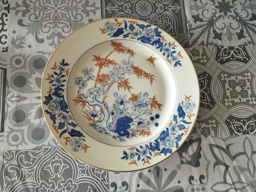 Assiette plate porcelaine - 1,