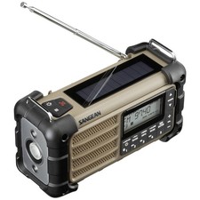 Sangean MMR-99 Radio d'extérieur FM radio d'urgence, Bluetooth panneau solaire,