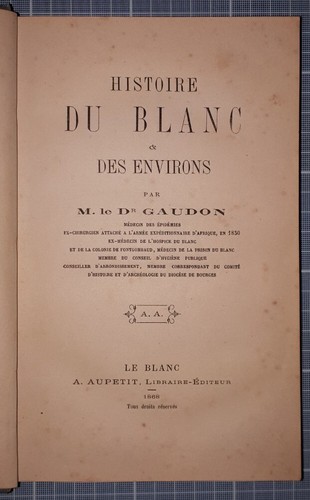 Constantin gaudon histoire - gaudon, du