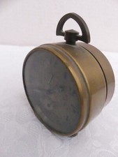 Ancien  Réveil Perfectionné Mécanique Laiton Horlogerie Brevetée  Suisse