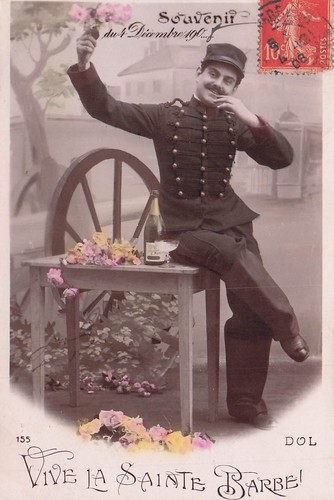Carte postale thème pompier - postale,
