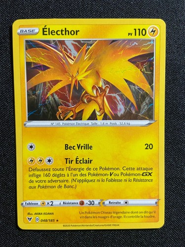 Carte pokémon electhor - pokémon,