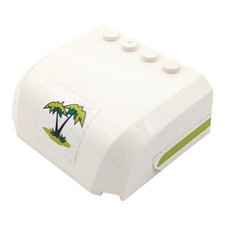 LEGO pare-brise blanc/vert