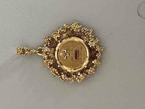 7203 pendentif médaille - 7203-,