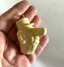 Porte-clés Tête Humoristique Militaire Général DE GAULLE Keychain Vintage -R7