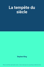 La tempête du siècle, Stephen King