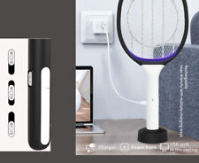 Raquette Anti-moustiques piège, UV attrape mouches, électrique rechargeable USB