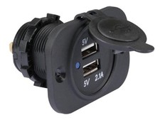 Velleman CHARGEUR DE VOITURE USB ENCASTRABLE (ENTRÉE 12-24 VCC, SORTIE 5 V)