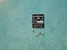 Plaque mines Motobécane Mobyx