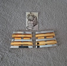 Paire de grade / galon d'épaule Lieutenant Colonel en métal