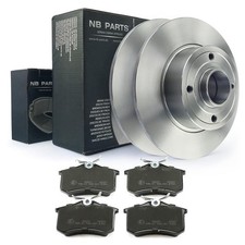 Disques de Frein Plaquettes Arrière pour Renault Clio 3 Megane 2 Modus Vent