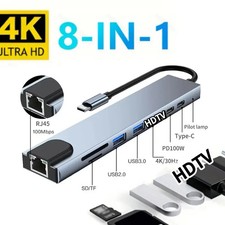 Hub USB-C -8 in 1- 4K HDMI