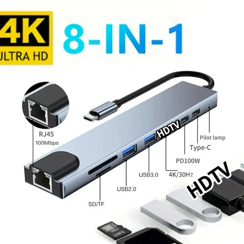 Hub usb 1 4k - in,