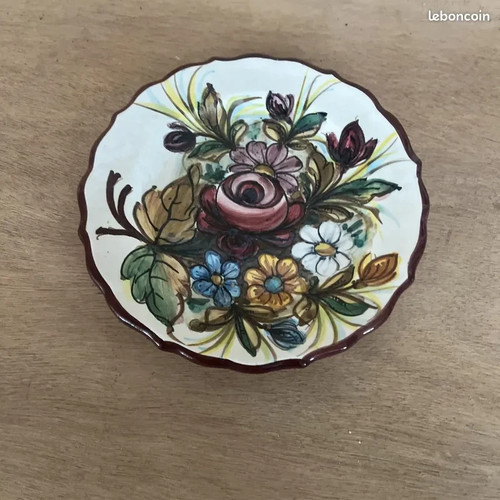 Assiette florale italienne dds - assiette,