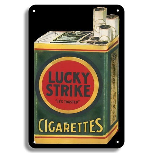 Vintage lucky strike cigarette - lucky,