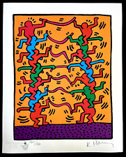 Keith, Haring Lithographie COA