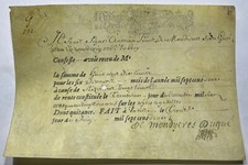 ✒ P.S Antoine Louis de MONDYÈRES DUGUÉ médecin du roi - 1702