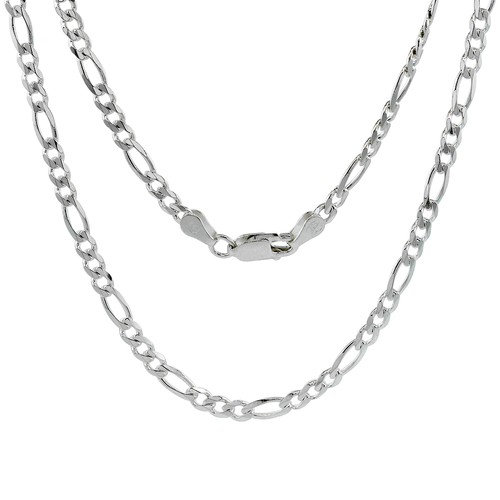 Argent sterling 4mm chaîne - argent,