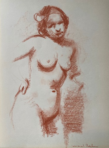 Tableau litho sanguine nus - tableau, 10