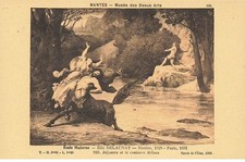 Nus - Tableau - Elie Delaunay - Déjanire et le Centaure Nésus - Ecole Modern