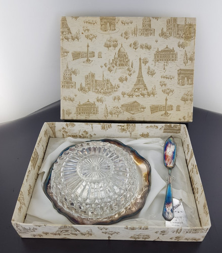 Beurrier ancien métal - beurrier,