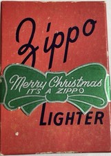 Ancienne Boîte Zippo Noël