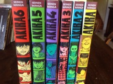Akira Manga Akira collection intégrale complète Tomes 1 à 6 Glénat otomo