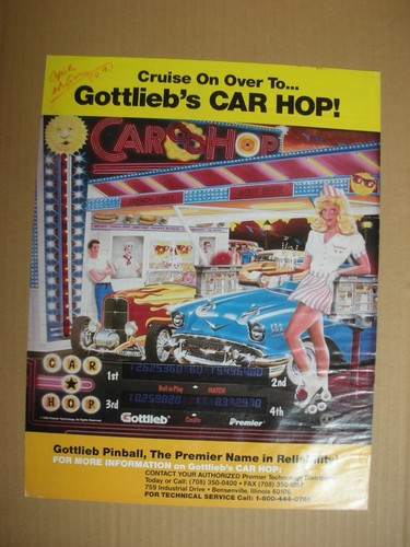 Flyer flipper gottlieb car - flyer, de