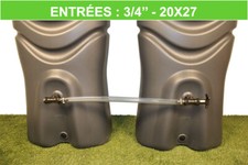 Kit de raccordement souple pour récupérateurs d'eau de pluie (filetage 3/4'' - 