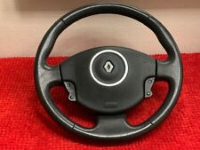 VOLANT AIRBAG CUIR POUR RENAULT SCENIC 2 MEGANE 2 avec régulateur de vitesse 