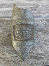 TAXE PLAQUE FISCALE VELO CYCLES 1919. Old Bike head badge. BICI FAHRRAD