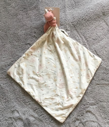Doudou couverture licorne rose - couverture,